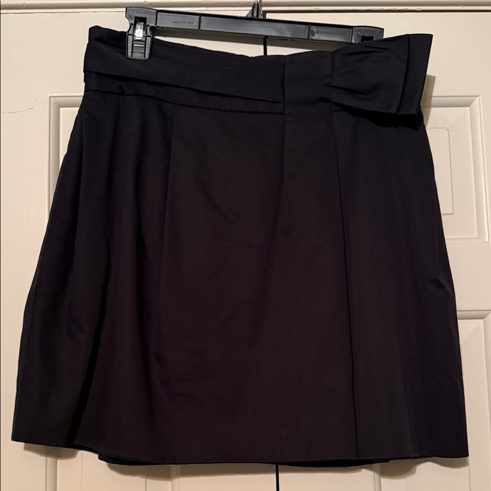 BCBGMaxAzria Black A-Line Skirt